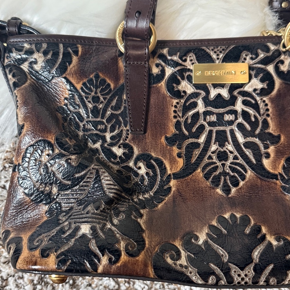 Brahmin expresso fresco Asher mini purse with Tassel - Picture 8 of 10